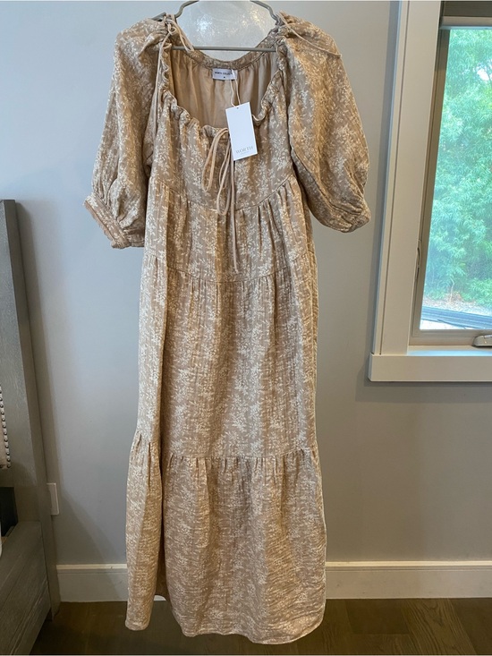Worth Collective Dresses & Skirts - Cara 100% cotton Maxi Dress in Mocha